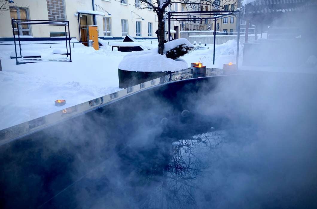 Tunnelmallinen ulkoporeallas pikkujouluihin ja yritystapahtumiin Helsingin keskustassa