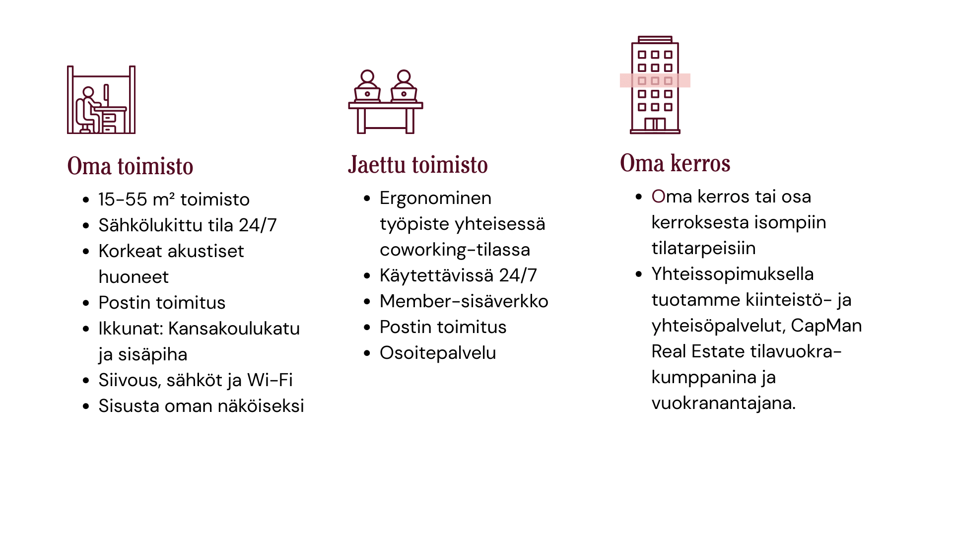 Erilaiset-toimistot-Kamppi-Helsinki1