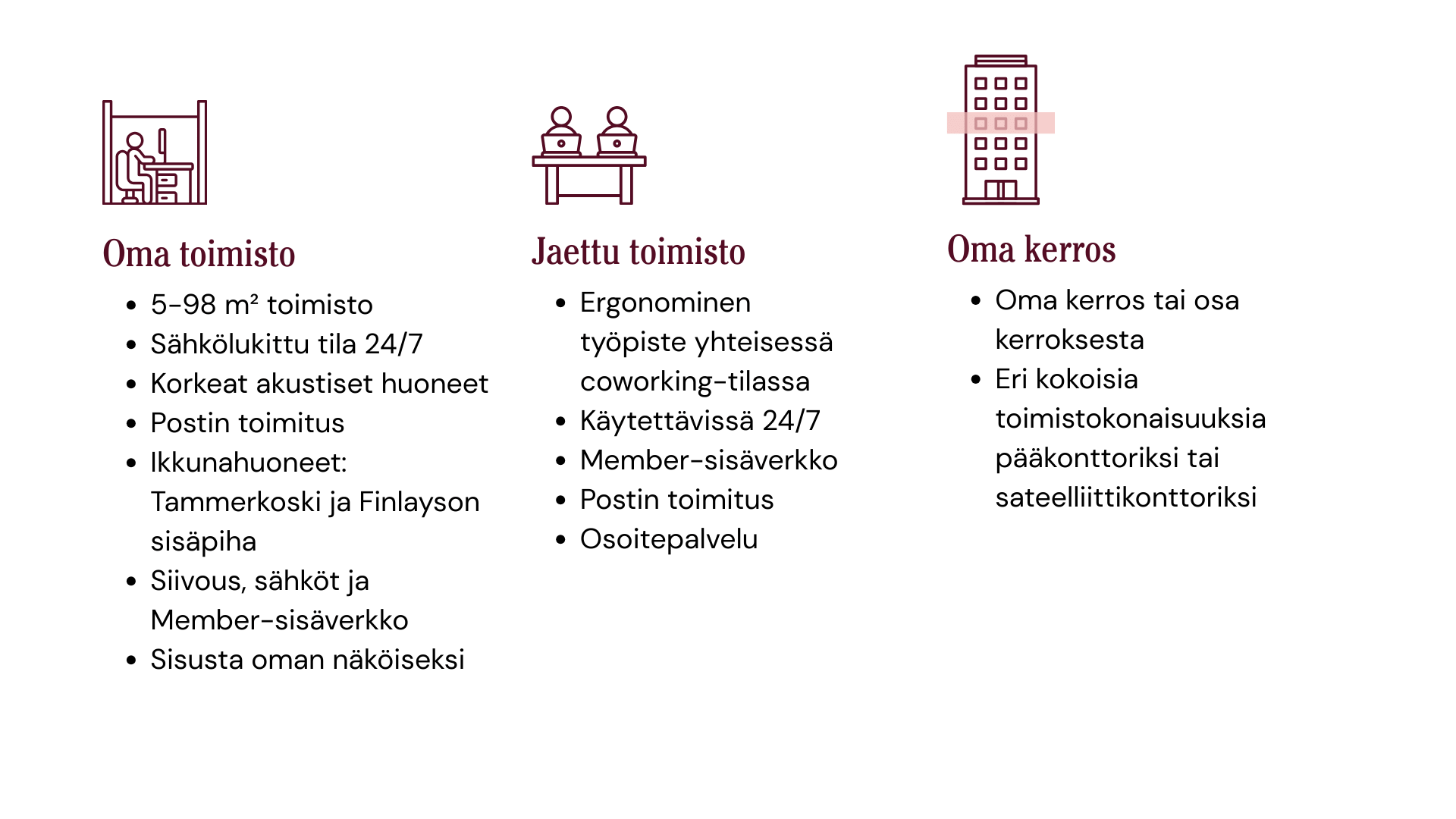 Erilaiset-toimistot-Tampere-keskusta1