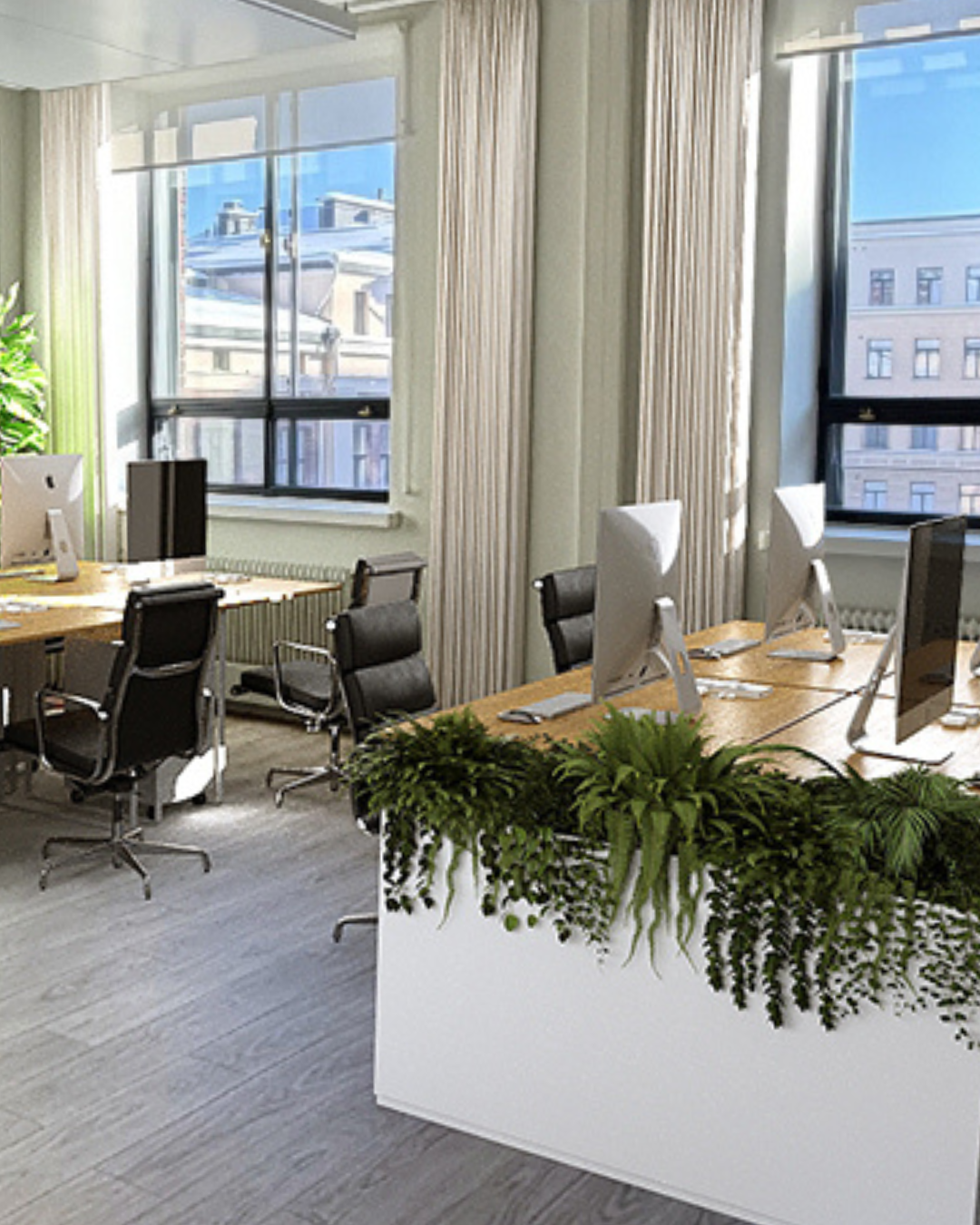 Efficient office for 10 people