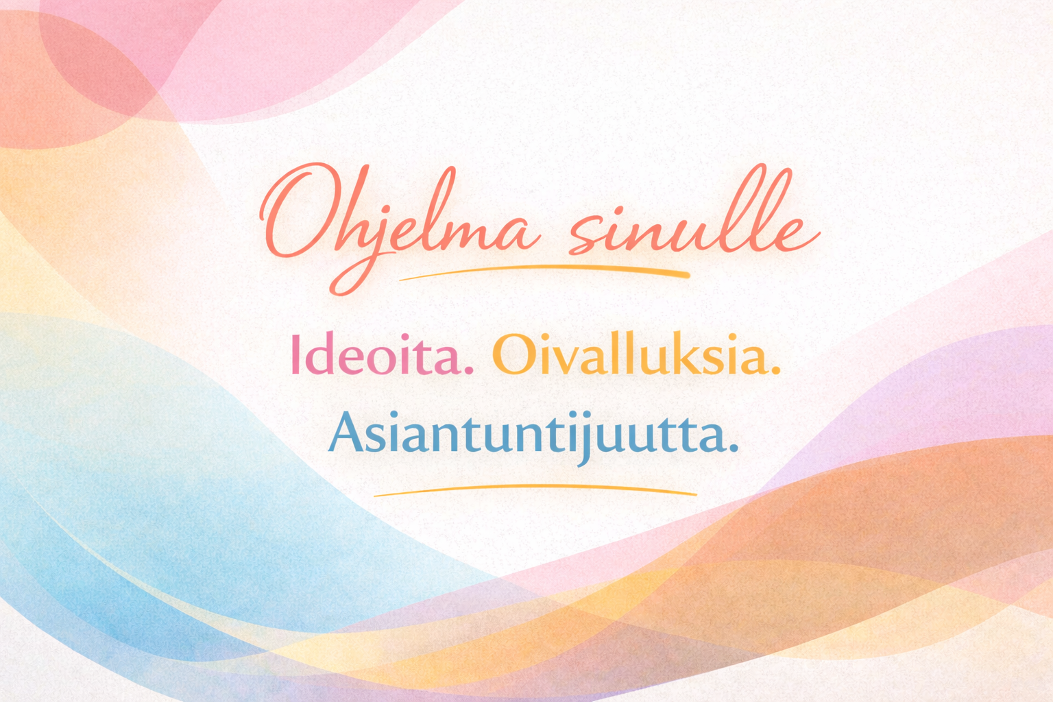 Event flow: ideasta elämykseksi